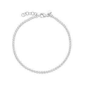 Sterling-Silver-Full-Cubic-Zirconia-Bracelet on sale