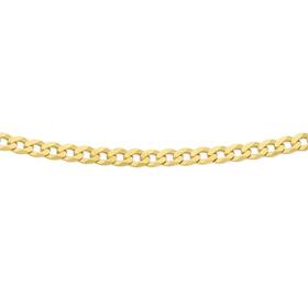 9ct-Gold-55cm-Solid-Curb-Chain on sale