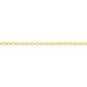 9ct+Gold+50cm+Solid+Round+Belcher+Chain