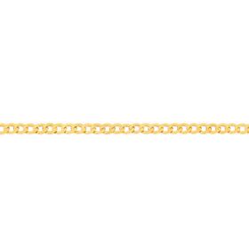 9ct-Gold-50cm-Solid-Curb-Chain on sale