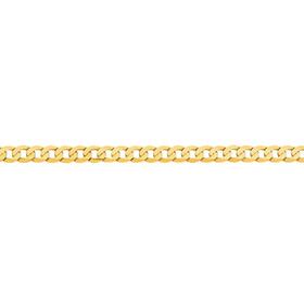 9ct+Gold+55cm+Solid+Curb+Men%26%23039%3Bs+Chain