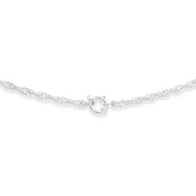 Silver-50cm-Fancy-Bolt-Ring-Necklet on sale