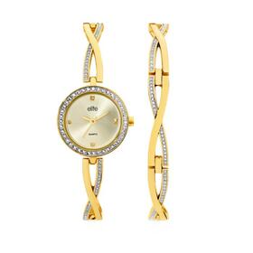 Elite-Ladies-Watch-and-Bracelet-Set on sale