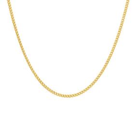9ct-Gold-45cm-Solid-Curb-Chain on sale