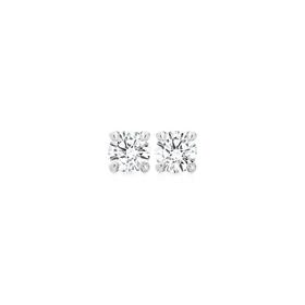 Alora+14ct+White+Gold+1+Carat+TW+Lab+Grown+Diamond+4+Claw+Stud+Earrings