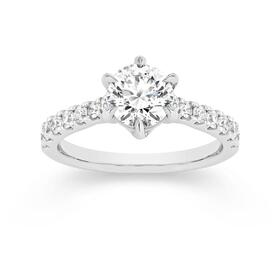 Alora-14ct-White-Gold-Lab-Grown-Diamond-Ring on sale