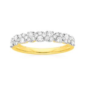 9ct-Gold-Diamond-Wave-Band on sale