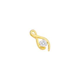 Alora-10ct-Gold-14-Carat-Solitaire-Lab-Grown-Diamond-Twist-Pendant on sale