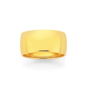 9ct+Gold+Wide+Dress+Ring