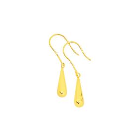 9ct-Gold-Bomber-Drop-Earrings on sale