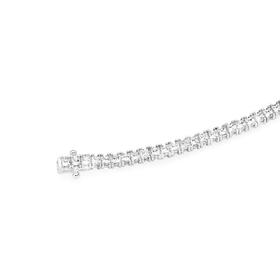 Silver-3mm-Square-Claw-Set-CZ-Tennis-Bracelet on sale