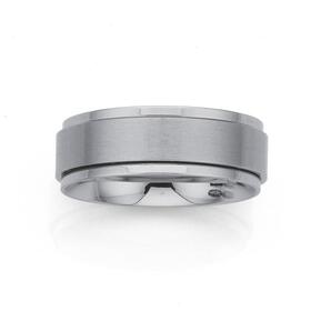 Stainless+Steel+Gents+Ring