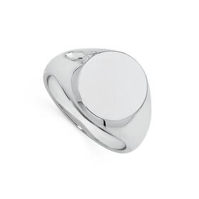 Silver+Oval+Signet+Gents+Ring