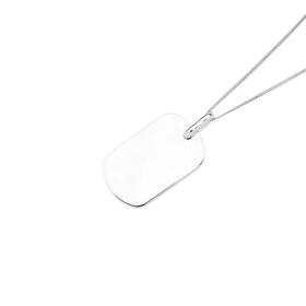 Silver-30mm-Polished-Dogtag on sale