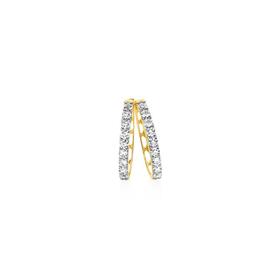Alora-10ct-Gold-Lab-Grown-Diamond-Huggie-Earrings on sale