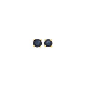 9ct-Gold-Sapphire-Stud-Earrings on sale