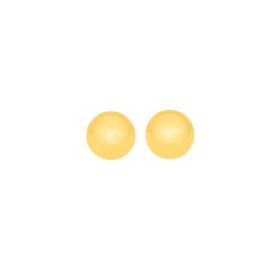 9ct-Gold-10mm-Dome-Stud-Earrings on sale