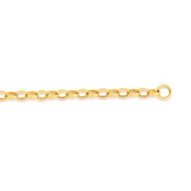 9ct-Gold-50cm-Solid-Oval-Belcher-Chain on sale