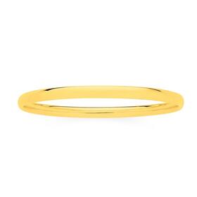 9ct-Gold-65mm-Half-Round-Comfort-Round-Bangle on sale