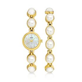 Elite-Ladies-Charm-Watch-and-Bracelet-Set on sale