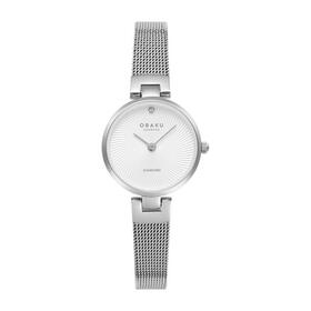 Obaku+Diamant+Petite+-+Steel+Ladies+Watch