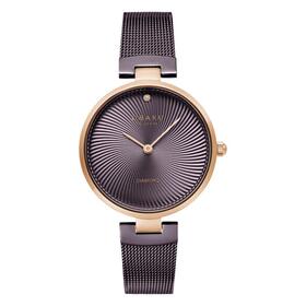 Obaku+Diamant+1+-+Walnut+Ladies+Watch