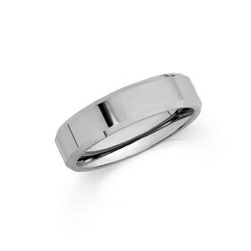 MY-Tungsten-Carbide-Plain-Polish-Gents-Ring-Size-W on sale