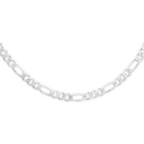 Silver-55cm-31-Figaro-Chain on sale