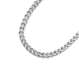 M%2BY+Stainless+Steel+55cm+Squared+Foxtail+Chain