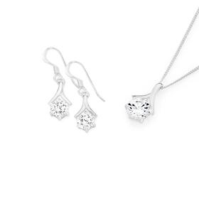 Silver-CZ-Wishbone-Set-Of-Two on sale