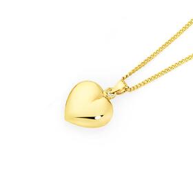 9ct+Gold+Heart+Pendant