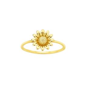 9ct-Gold-Sunflower-Dress-Ring on sale