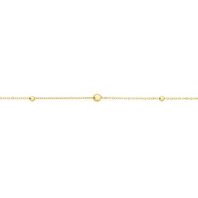 9ct-Gold-19cm-Multi-Beaded-Solid-Trace-Bracelet on sale