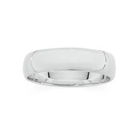 Sterling-Silver-6mm-Half-Round-Gents-Wedder on sale