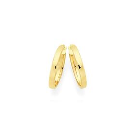 9ct-Gold-20mm-Square-Tube-Hoop-Earrings on sale