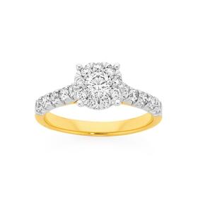 18ct-Gold-Diamond-Ring on sale