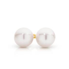 9ct+Gold+Cultured+Freshwater+Pearl+Stud+Earrings