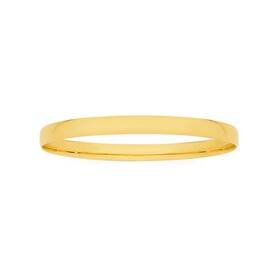 9ct-Gold-65mm-Solid-Half-Round-Bangle on sale