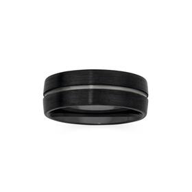 Black+Zirconium+Gents+Ring