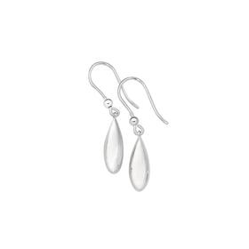 Silver-Bomber-Drop-Hook-Earrings on sale