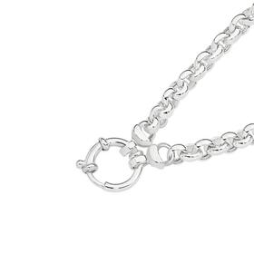 Silver-19cm-Small-Belcher-Bolt-Bracelet on sale