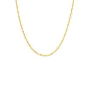 9ct-Gold-45cm-Solid-Curb-Chain on sale