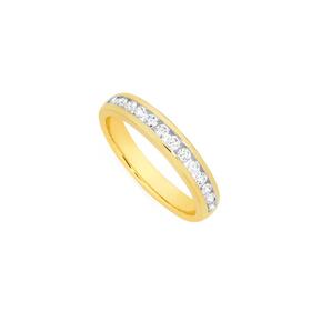 Alora+14ct+Gold+.40+Carat+TW+Lab+Grown+Diamond+Channel+Set+Band