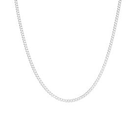 Sterling+Silver+50cm+Italian+Curb+Chain