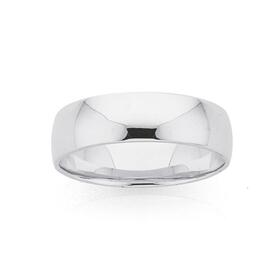 Sterling-Silver-6mm-Light-Half-Round-Wedder-Size-U on sale