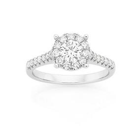 Alora-14ct-White-Gold-1-Carat-TW-Lab-Grown-Diamond-Ring on sale