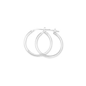 Sterling+Silver+20mm+Hoop+Earrings