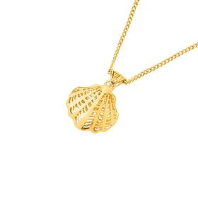 9ct-Gold-Cultured-Freshwater-Pearl-Clam-Pendant on sale