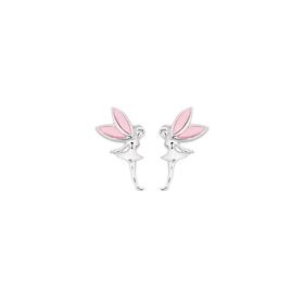 Sterling+Silver+Pink+Mother+of+Pearl+Fairy+Stud+Earrings