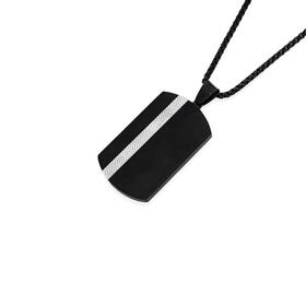 M%2BY+Steel+Dogtag+Pendant